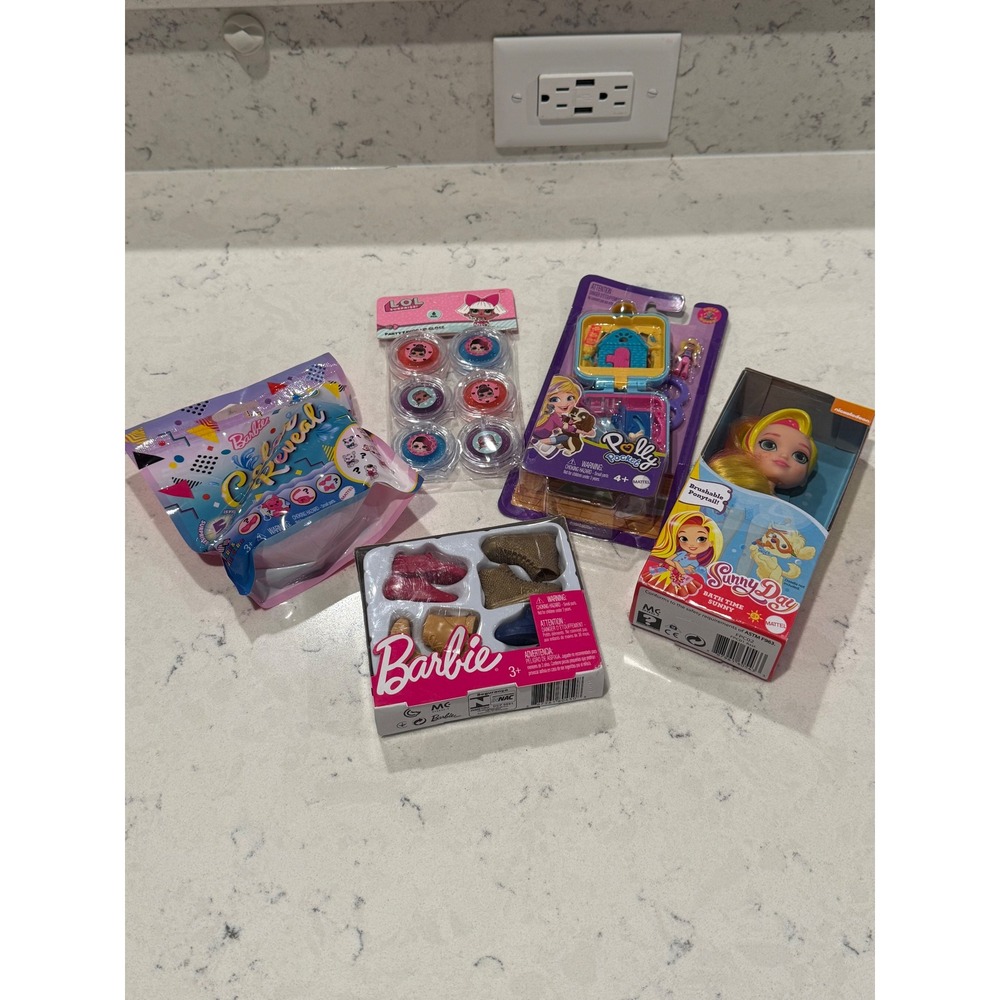 Barbie Polly Pocket‎ LOL Surprise Sunny Day Doll Toy Bundle Set